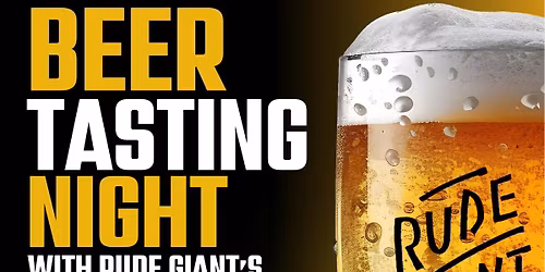 Beer Tasting with Rude Giant