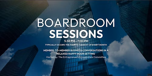 Boardroom Sessions Happy Hour