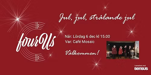 Julkonsert med fourUs