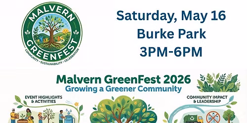 Malvern GreenFest 2026 in Malvern Borough