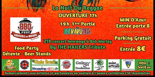 Concert Hommage BOB Marley Nice Min d'Azur.