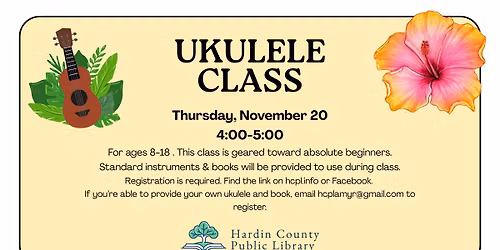 Ukulele Class for Beginners