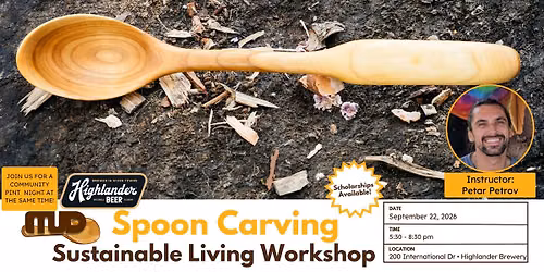 Spoon Carving Sustainable Living Workshop