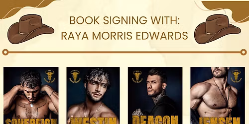 Book Signing with Raya Morris Edwards \ud83d\udda4\ud83d\udcda 