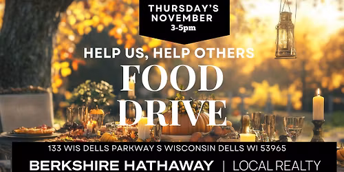 Food Drive Drop Off 