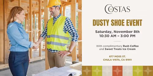 Dusty Shoe Event \u2013 Costas by Shea Homes in Chula Vista 