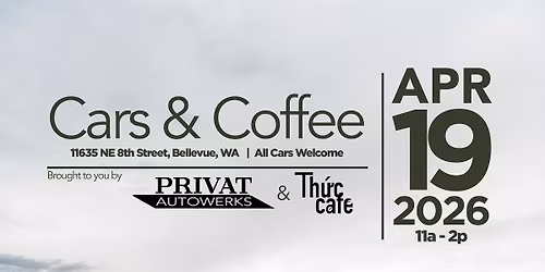 Thuc Cafe - Cars & Coffee - Bellevue