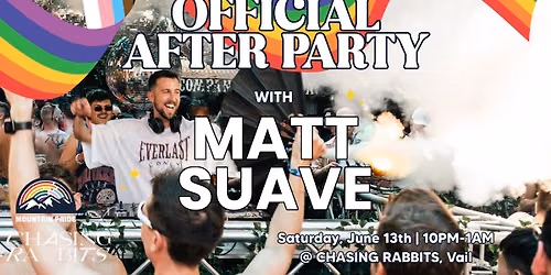 Official Pride in the Park After-Party with Matt Suave!
