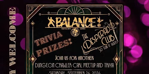 Dungeon Crawler Carl Meetup & Trivia