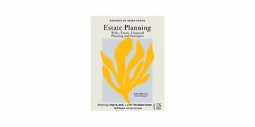Business of Aging: Estate Planning