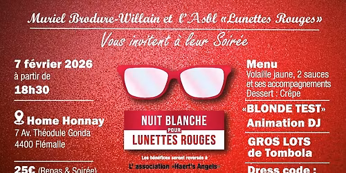 Nuit Blanche pour Lunettes Rouges, \u00e9dition 2026
