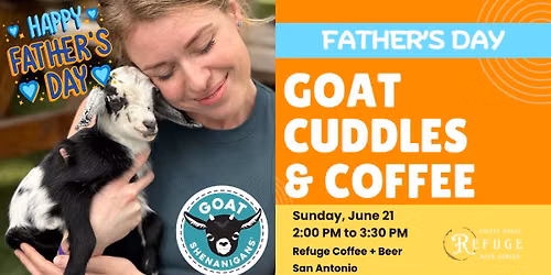 Goat Cuddles & Coffee at Refuge Coffee