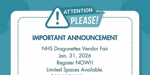 NHS Dragonettes Vendor Fair