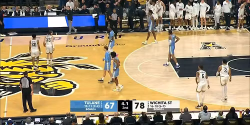 Wichita State Shockers at Tulane Green Wave Mens Basketball at Devlin Fieldhouse