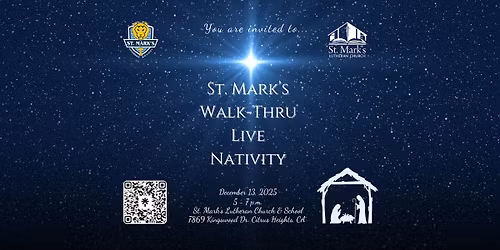 Walk-thru Live Nativity