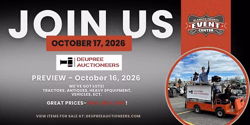 Deupree Fall Surplus Auction 
