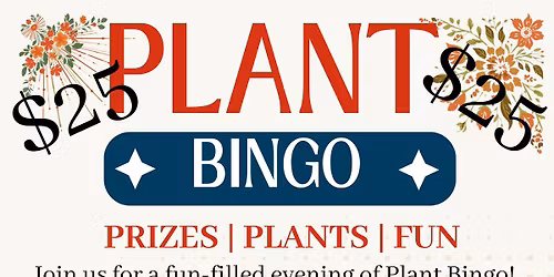 Plant Bingo at Red Rock Pub