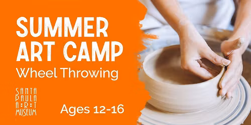 2026 Summer Wheel Throwing Camp (Ages 12-16)