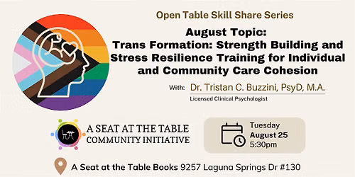 Open Table Skill Share: Trans Formation: Stress Resilience Training