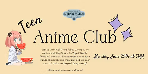 Teen Anime Club