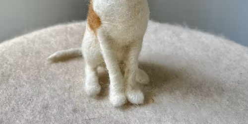 Needle Felted Dog workshop