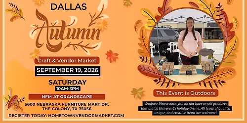 Dallas Autumn Craft and Vendor Market