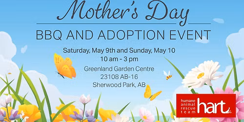 Mother\u2019s Day BBQ and adoption event!! 