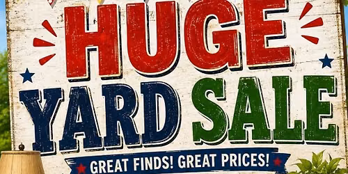 Annual Fundraiser Yard Sale