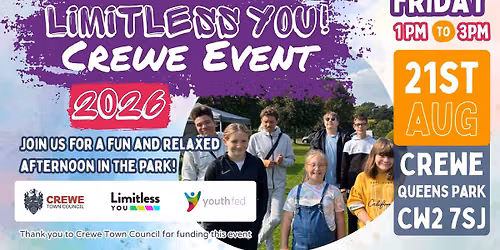 Limitless you! Crewe Event 2026