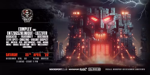 CODE RED: w\/ Complex , Entzugsklinique, Luzzifer, Dedicated & more!