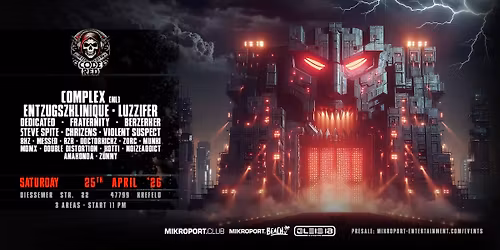 CODE RED: w\/ Complex , Entzugszklinique, Luzzifer, Dedicated & more!