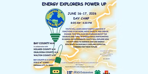 4-H Energy Explorers Power Up Day Camp