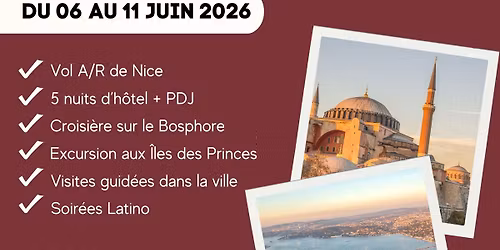 Voyage \u00e0 ISTAMBUL