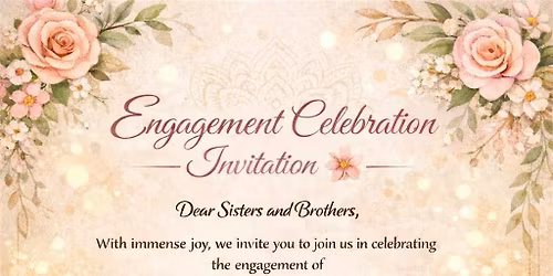 Vaishnavi and Rohit engagement party