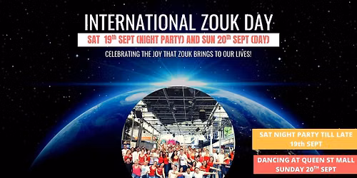 International Zouk Day Brisbane 2026 | IZD Party, Activities & Flashmob Training