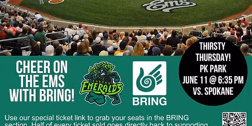Cheer on the EMS with BRING!