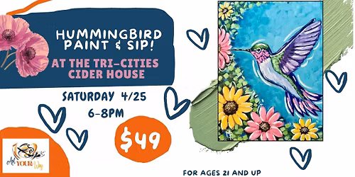 Hummingbird Paint & Sip!