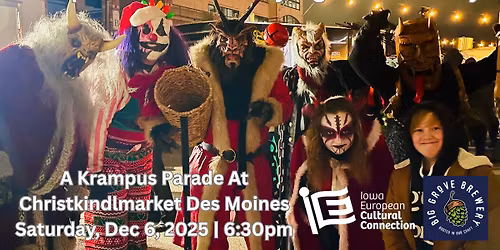 Krampuslauf (Running of the Krampuses) Presented by Big Grove Brewery