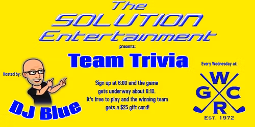 Trivia at Winters Run 6pm (w\/DJ Blue)