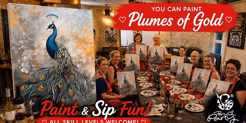 Join Brush Party to paint 'Plumes of Gold' in Northampton