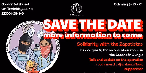 Supportparty for the Zapatista's autonomous healthcare system