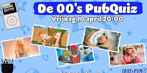 De 00's Pubquiz | Eindhoven (sold out)