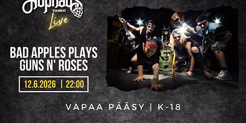 HOPHAUS LIVE: BAD APPLES PLAYS GUNS N' ROSES