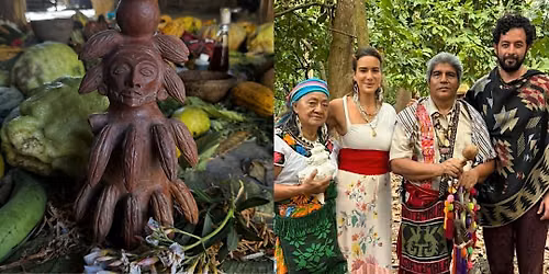 A Mayan living cacao tradition with Abuelo Efren