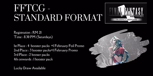 Final Fantasy TCG weeklies at Weatherlight!