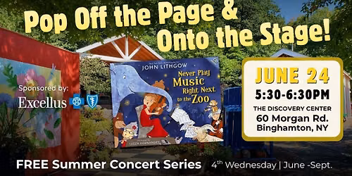FREE Music in the Garden Series Kick-off: Never Play Music Right Next to the Zoo