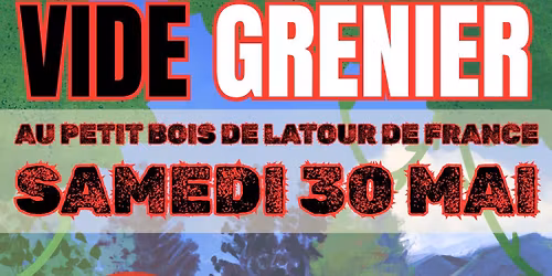 Le vide grenier des Z'\u00e9cla'T
