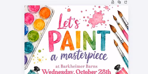 Paint Night at Barkheimer Barns Presented By Painting With A Twist
