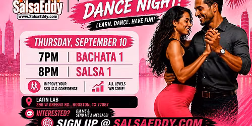 North Houston: Salsa & Bachata For Beginners
