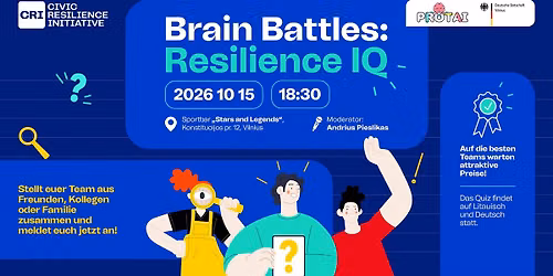 Prot\u0173 m\u016b\u0161is "Brain Battles: Resilience IQ"